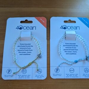 NWT Pair Of 4ocean Beaded Bracelets